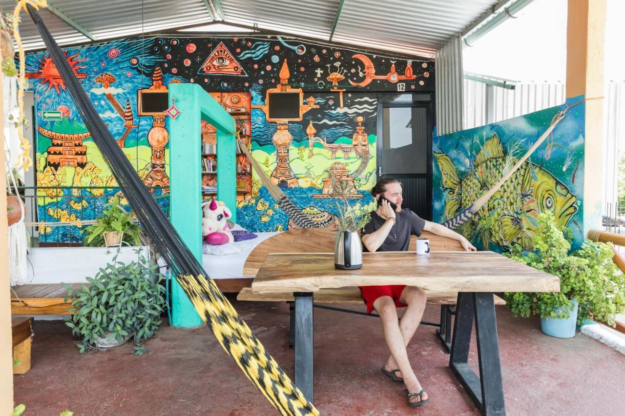 Residencia Artistica Hostel Puerto Escondido  Ngoại thất bức ảnh